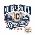 Cooperstown Sister Digital PNG